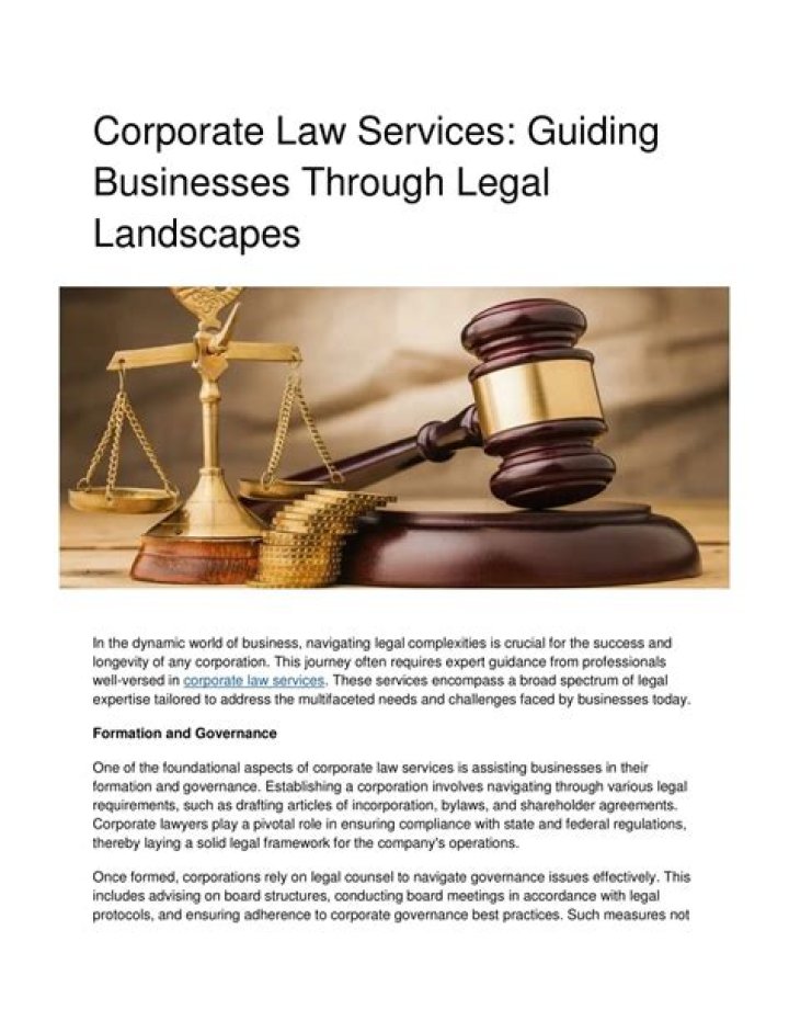 A Guiding Light In Corporate Law