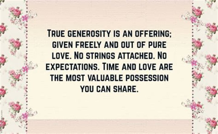 A Touching Legacy Of Love And Generosity