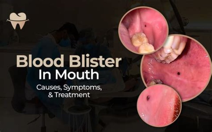 Blood Blisters On Roof Of Mouth: Causes, Symptoms, And Treatment