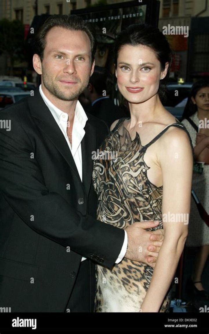 Christian Slater and wife Ryan Haddon Stock Editorial Photo &copy; s