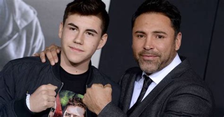 Devon De La Hoya et Oscar De La Hoya &agrave; la premi&egrave;re de Creed au th&eacute;&acirc;tre