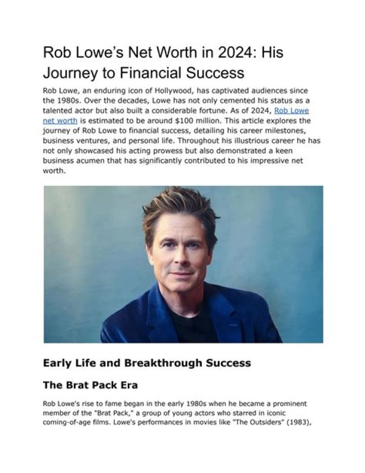 Discover His 2024 Net Worth And Financial Success
