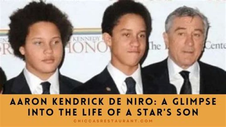 Explore The Journey Of Aaron Kendrick De Niro