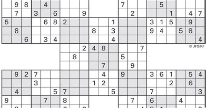 Free Daily Printable Sudoku Puzzles Sudoku Printable