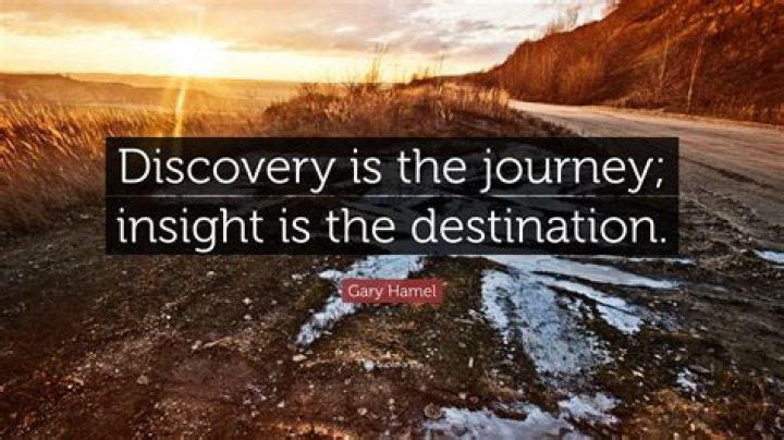 Journey Into Discovery And Insight