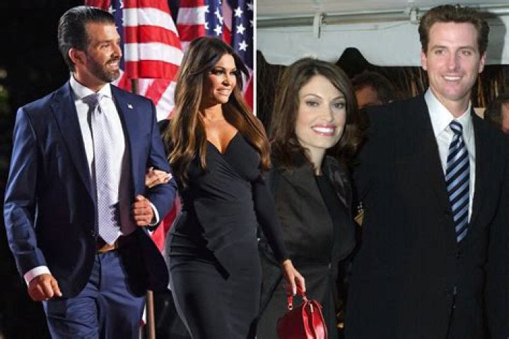 Kimberly Guilfoyle and first husband Gavin Newsom look unrecognizable