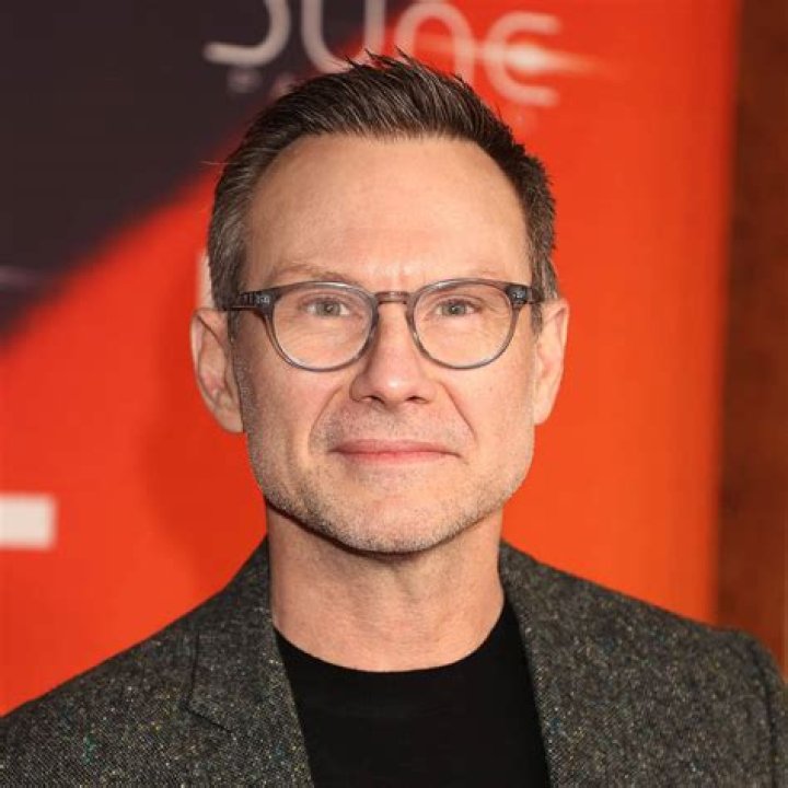 Picture Christian Slater and his son Jaden at Staples Center Photo