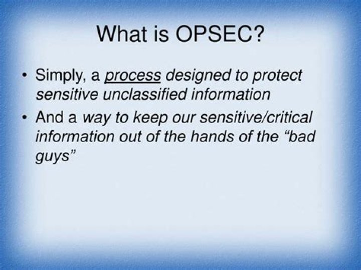 Provided by OSPA ( OPSEC for Families Presented by (Presenter&rsquo;s Name