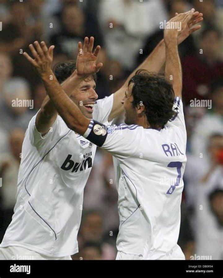 Real Madrid striker and Dutch international, Ruud van Nistelrooy spends