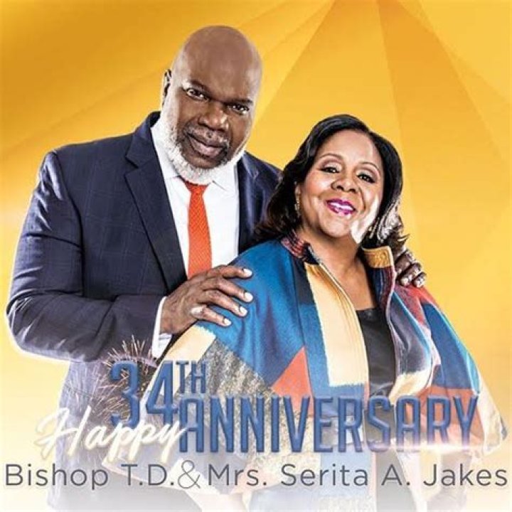 T.D. and Serita Jakes Celebrate 37 Years Of Marriage 'You Are My Good
