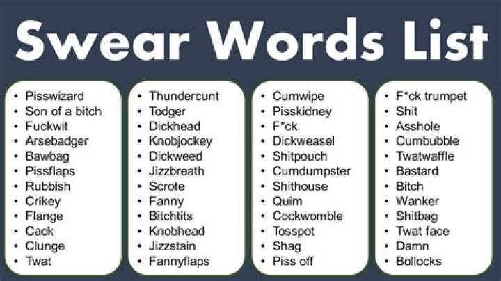 The Ultimate Guide To Avoiding Bad Words Starting With A