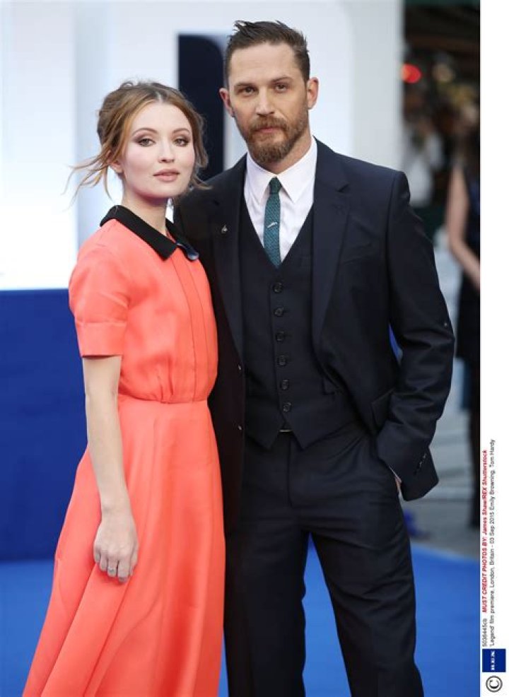 Tom Hardy and Emily Browning cracked up on the set of Legend in This
