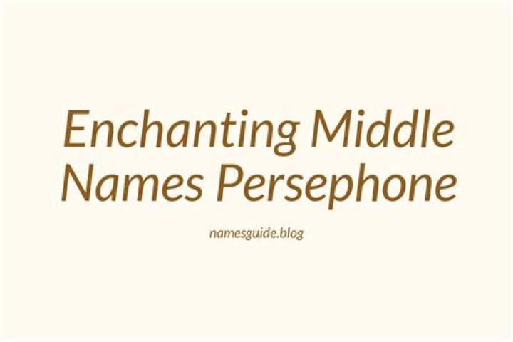 Uncover Her Enchanting Middle Name