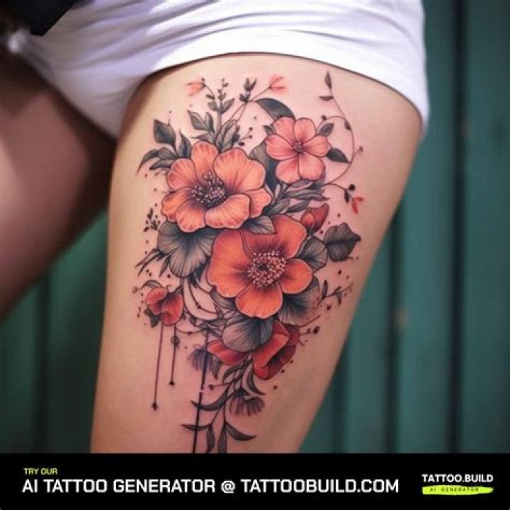 Unveiling The Enchanting World Of Floral Thigh Tattoos: Discoveries And Insights