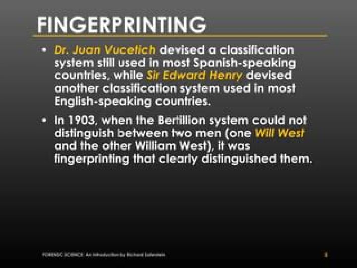 Unveiling The Genius Behind Fingerprinting: Edward Richard Henry Revealed