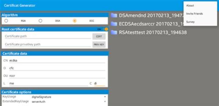 x509 Certificate KeyStore Generator pfx p12 pem for Android APK Download
